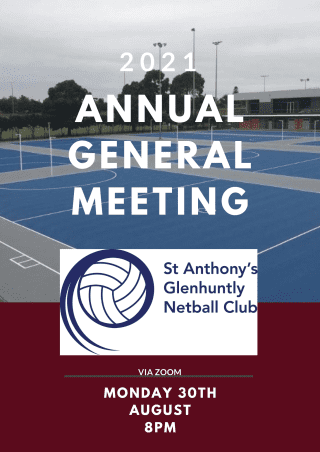 Important: AGM Monday 30th Aug at 8pm