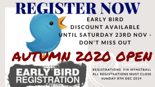 Registrations Open Autumn 2020