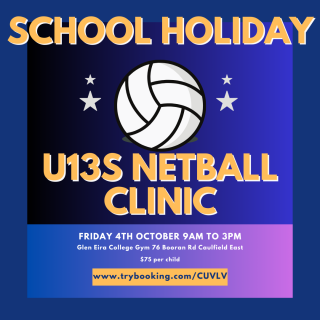 School Holiday Netball Clinic - U13s