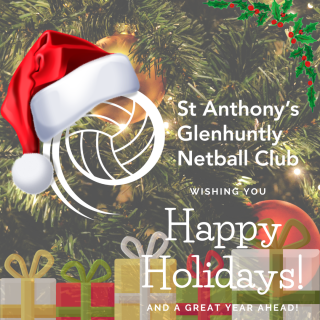 Happy Holidays from St Anthony's Glenhuntly Netball Club