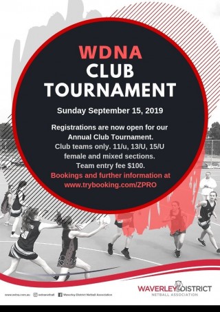 WDNA Club Tournament - September 15th 2019